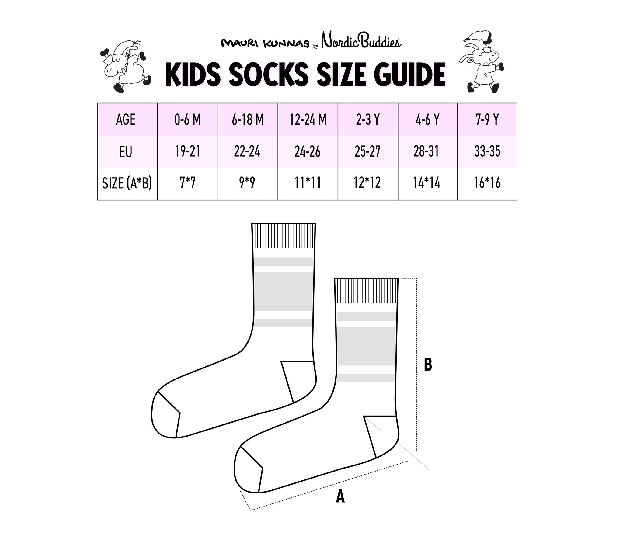 Kids Double Pack Mr. Clutterbuck Socks - Blue & Navy