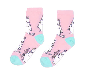 Moomintroll Grumpy Ladies Socks - Pink