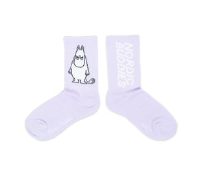 Moomintroll Angry Ladies Retro Socks - Lilac