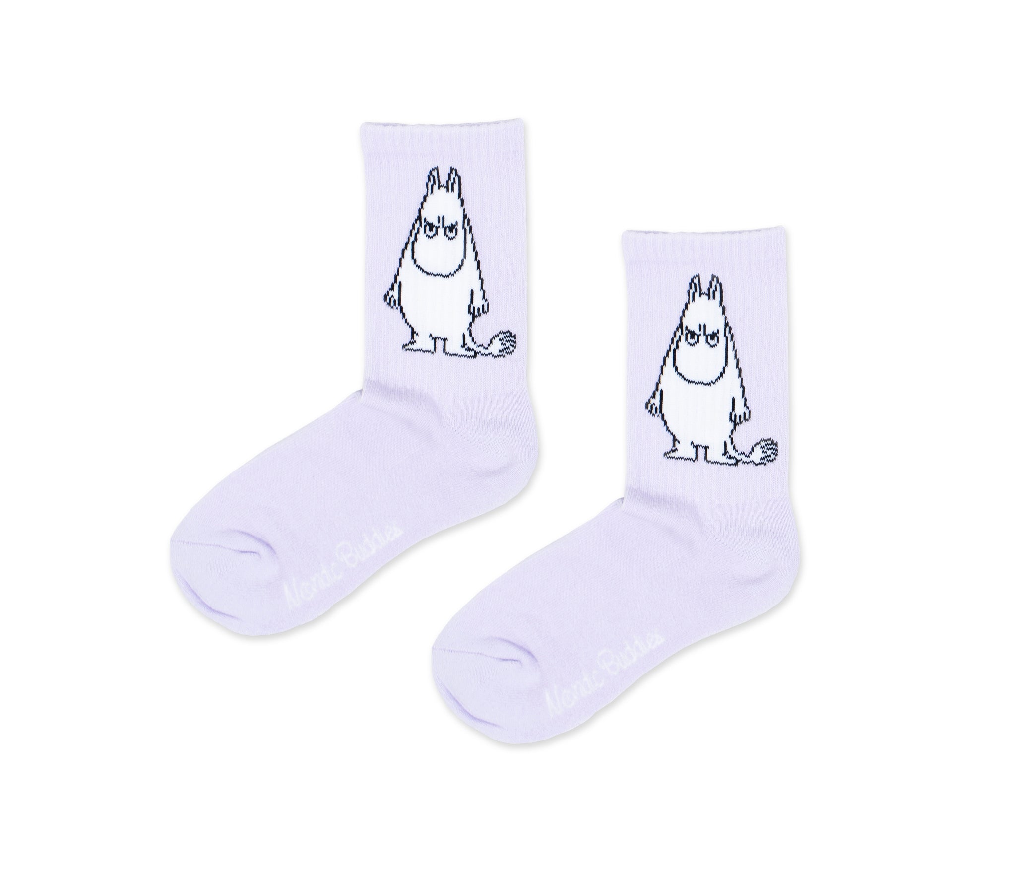 Moomintroll Angry Ladies Retro Socks - Lilac