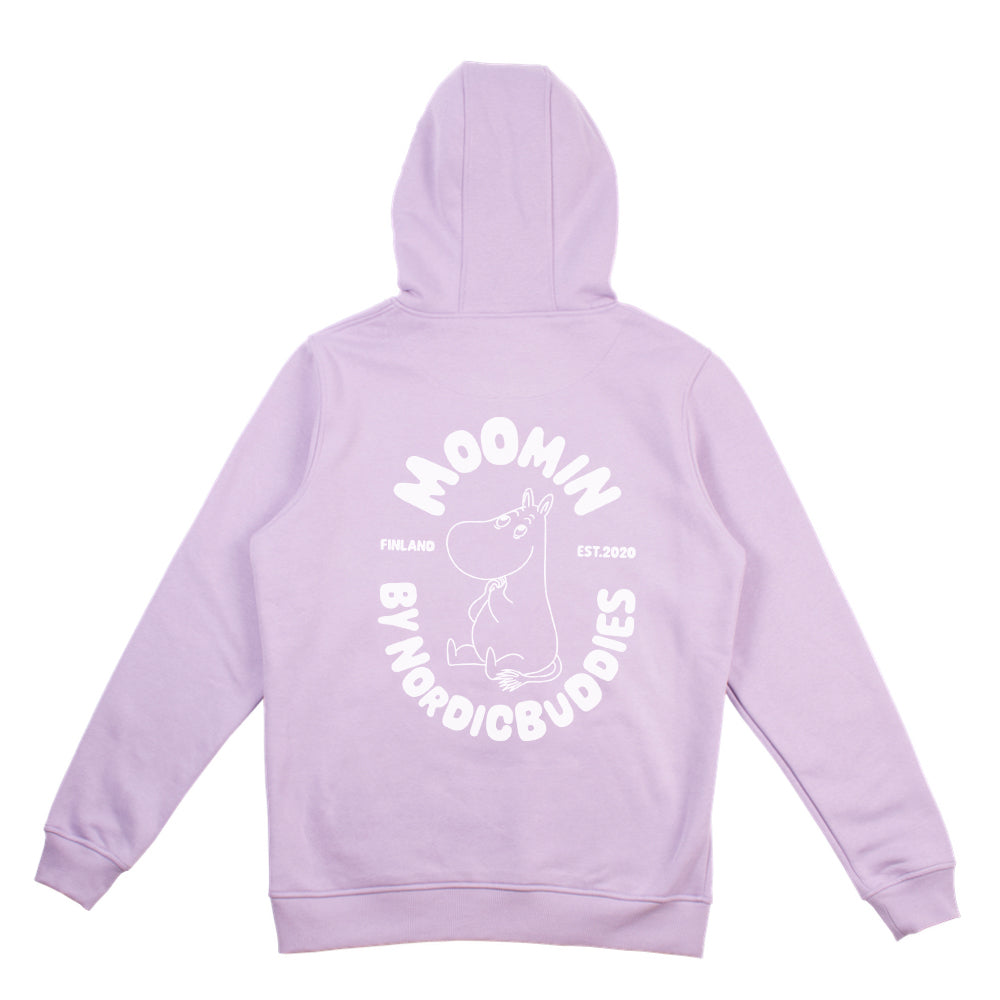 Premium Cotton Hoodie Moomintroll - Lilac