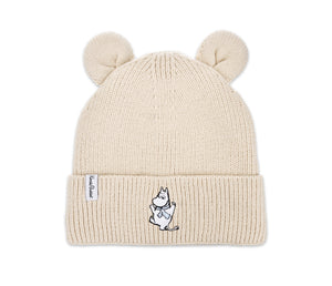 Moomintroll Winter Hat With Ears Kids - Beige