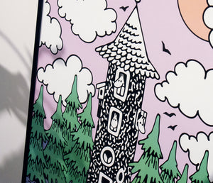 Moominvalley Poster 50x70cm - Multicolor