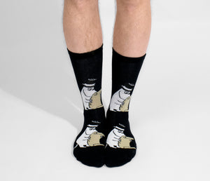 Moominpappa Men Socks - Black