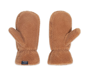 Sniff Fluffy Mittens Adult - Brown