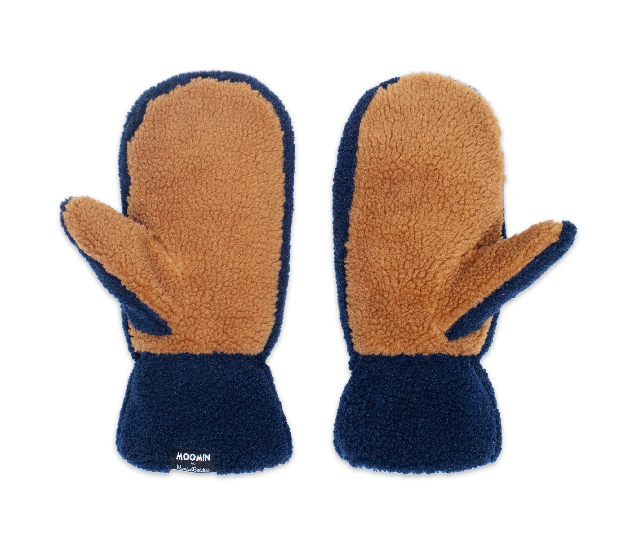 Moomintroll Fluffy Mittens Adult - Navy