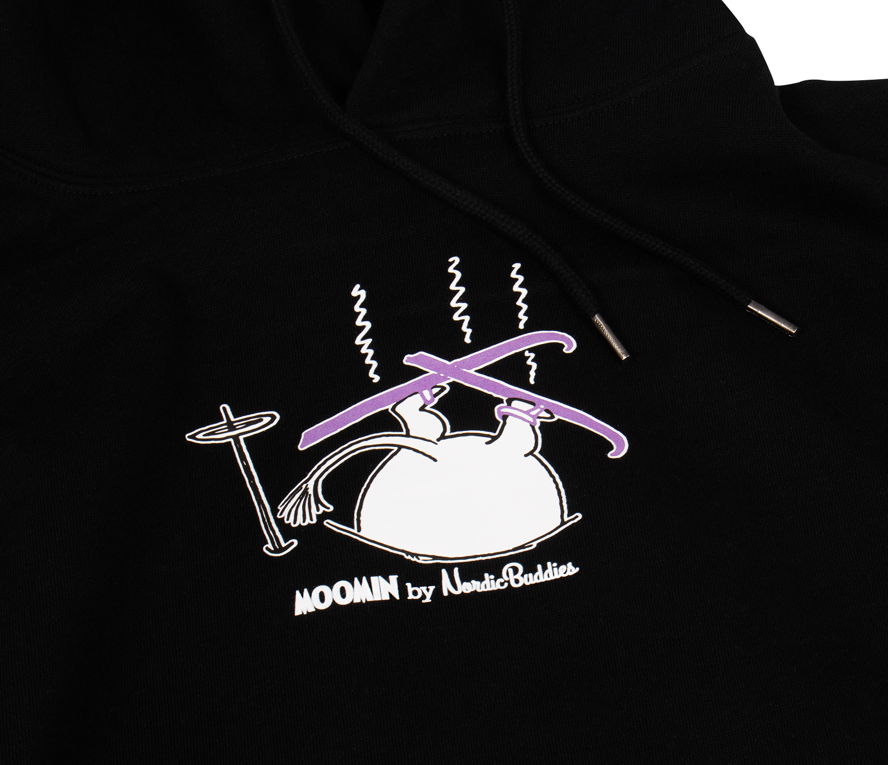 Moomintroll Ski Hoodie - Black
