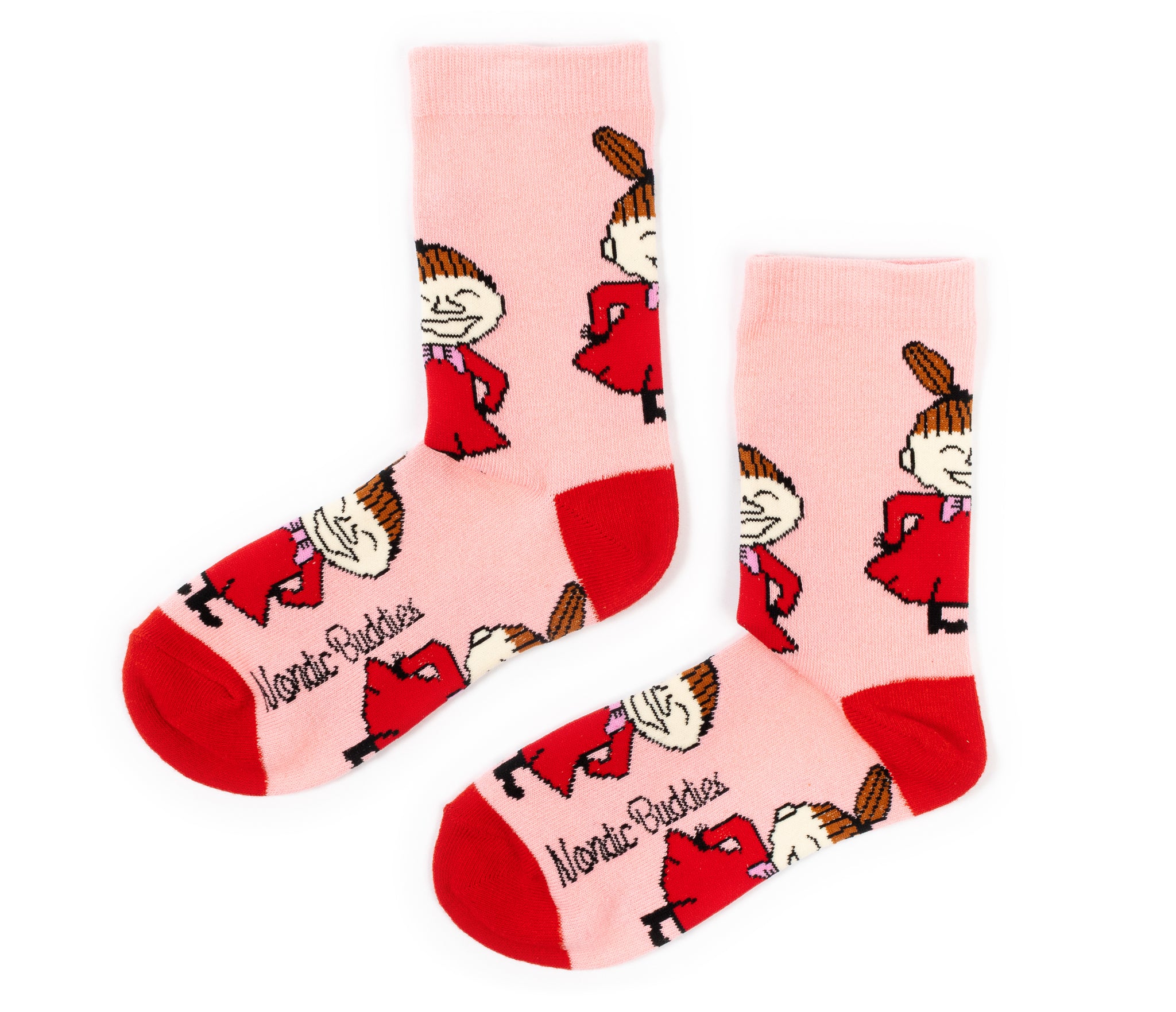 Moomin Ladies Socks Light Pink Little My | Muumi Naisten Sukat Vaaleanpunainen Pikku Myy