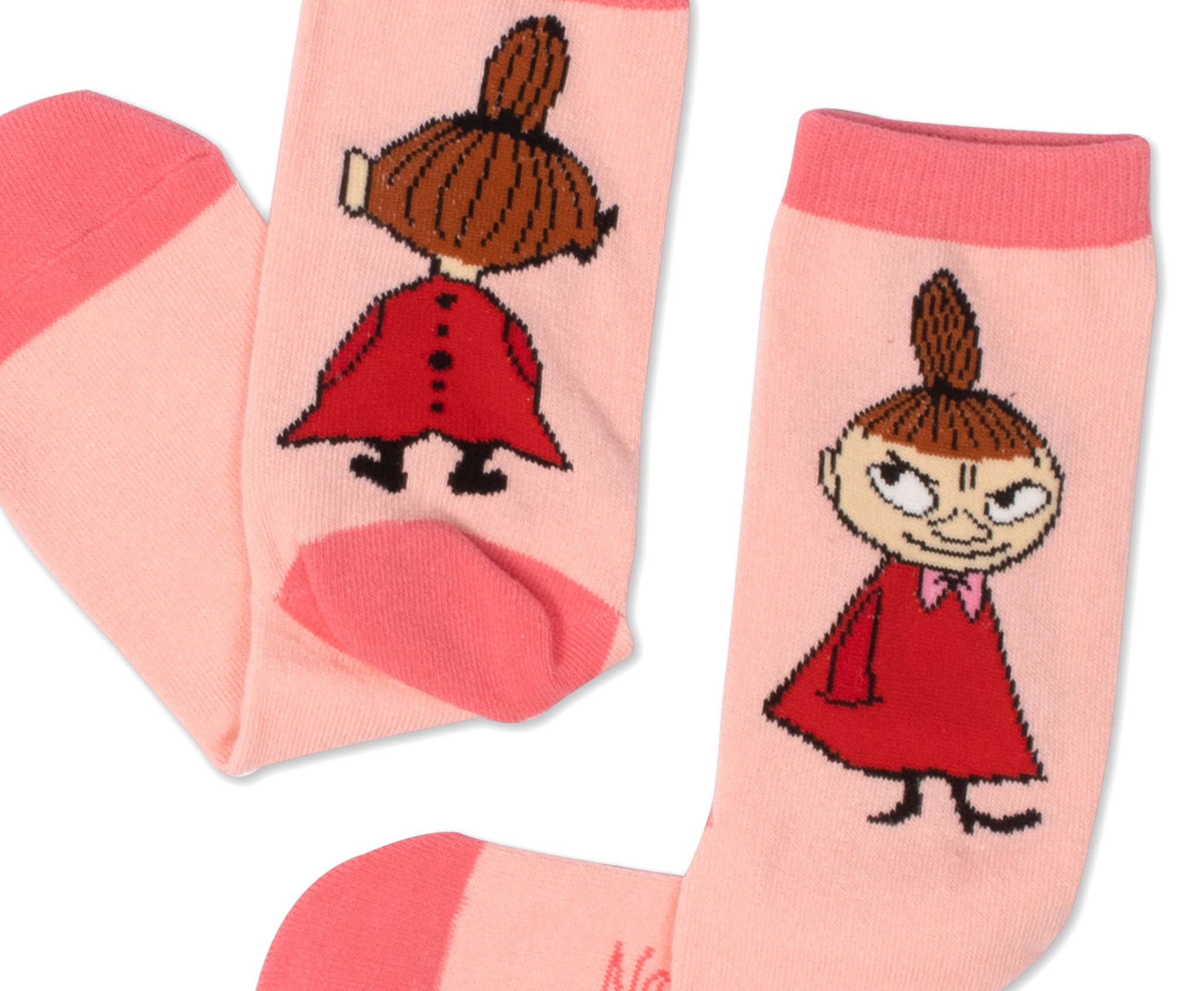 Little Mys Butt Ladies Socks - Pink