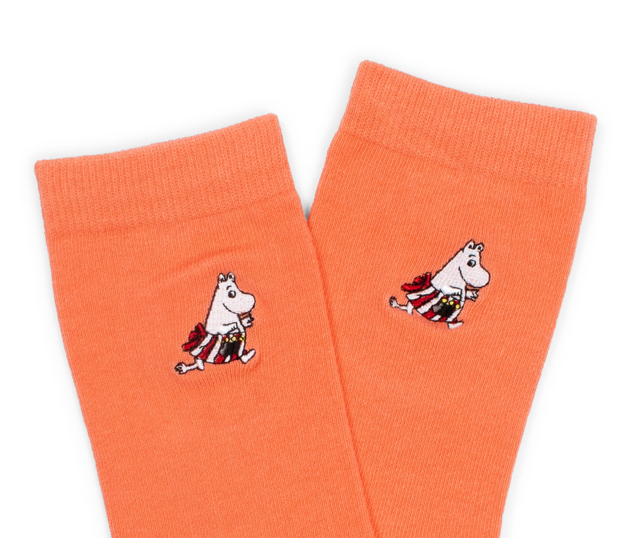 Moomin Ladies Embroidery Socks Red Moominmamma | Muumi Naisten Brodeeratut Sukat Punainen Muumimamma