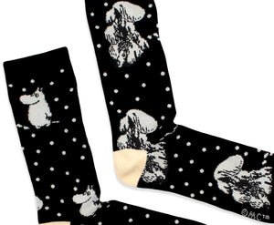 Exclusive Collection Moomintroll Winterland Men Socks - Black
