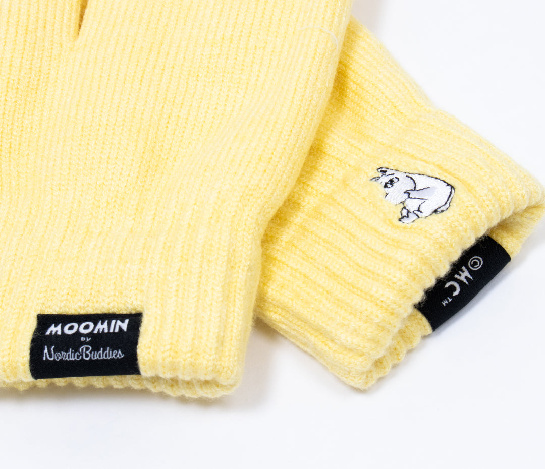 Moomin Mittens Kids Pastel Yellow Moomintroll | Muumi Lasten Lapaset Pastellin Keltainen Muumipeikko
