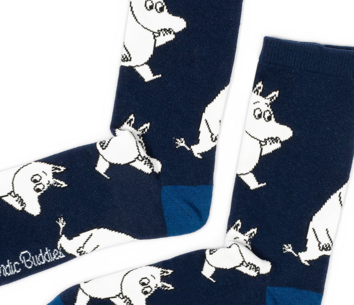 Moomin Moomintroll Wondering Men Socks - Blue – Nordicbuddies