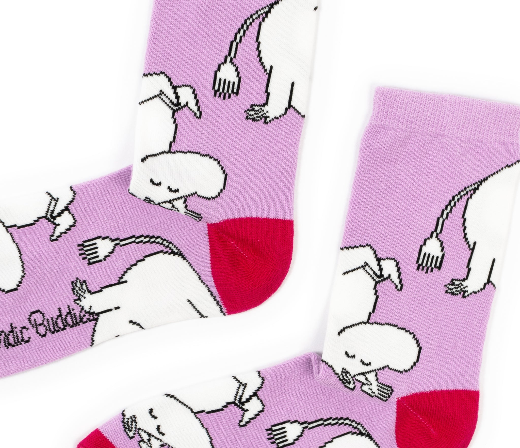 Moomin Ladies Socks Violet Moomintroll | Muumi Naisten Sukat Violetti Muumipeikko