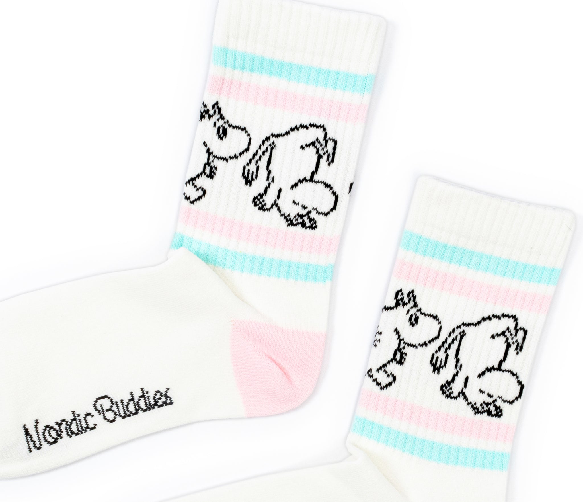 Moomin Ladies Retro Socks White Moomintroll | Muumi Naisten Retro Sukat Valkoinen Muumipeikko