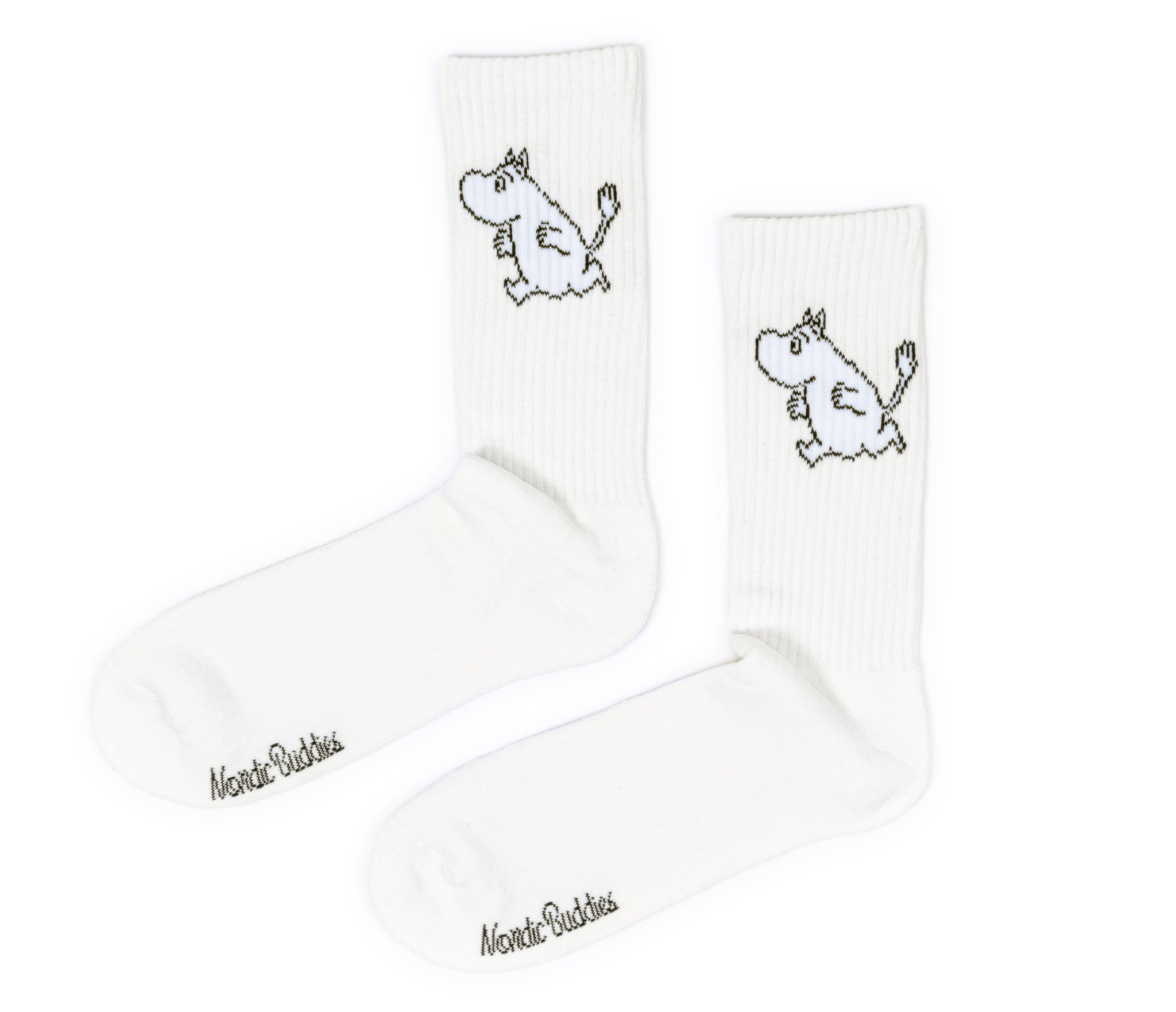 Moomin Men’s Sport Socks White Moomintroll | Muumi Miesten Sportti Sukat Valkoinen Muumipeikko