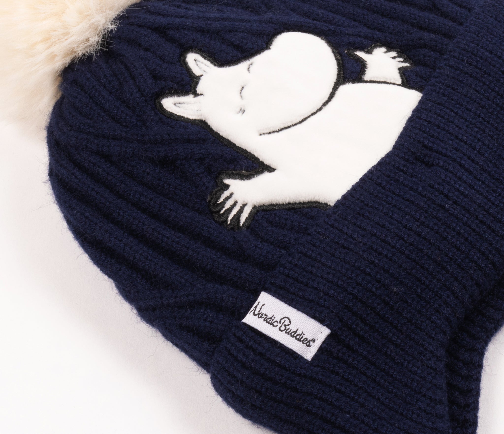 Moomin Winter Hat Beanie Kids Navy Moomintroll | Muumi Lasten Beanie Tummansininen Muumipeikko
