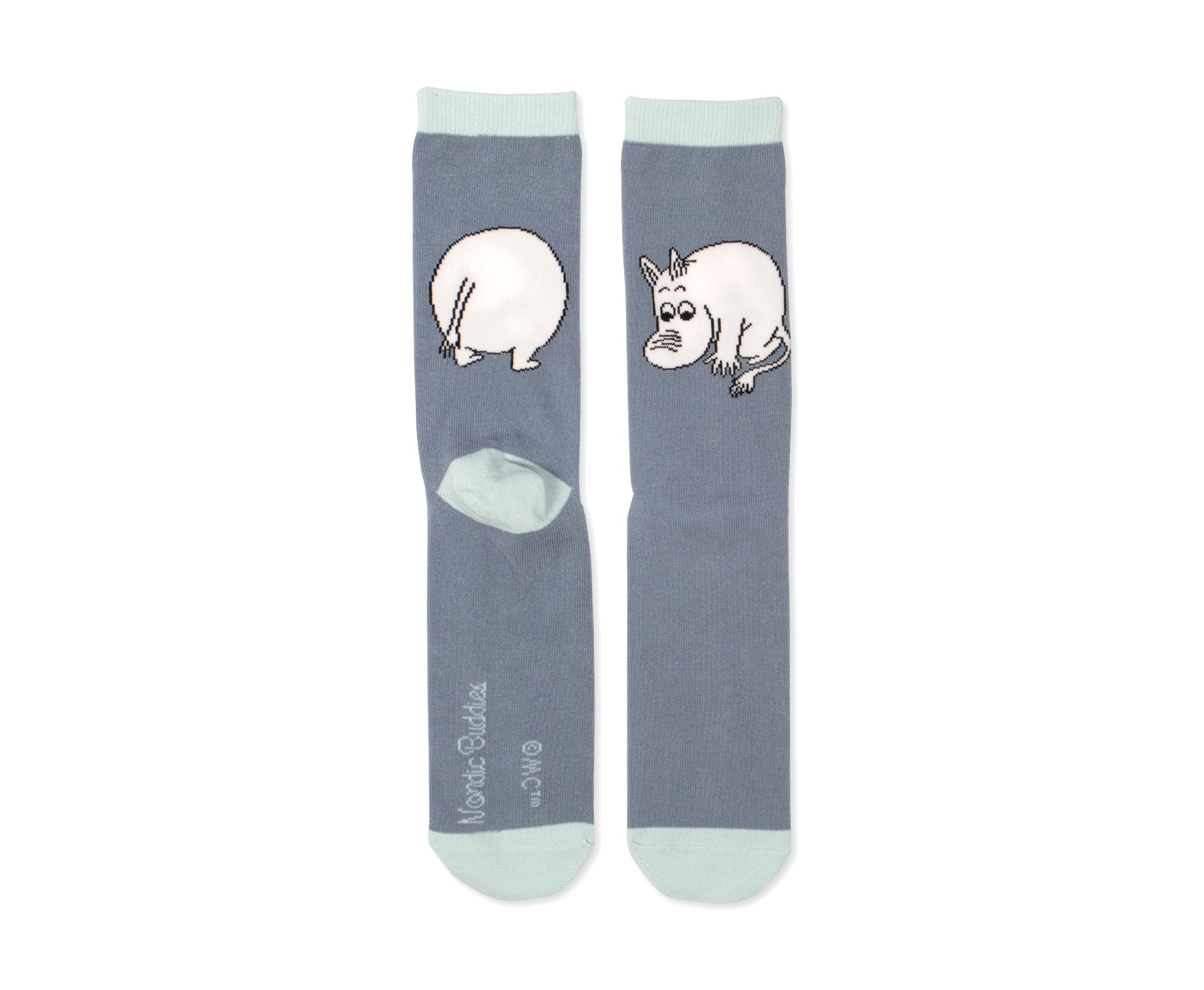 Moomintrolls Butt Men Socks - Blue