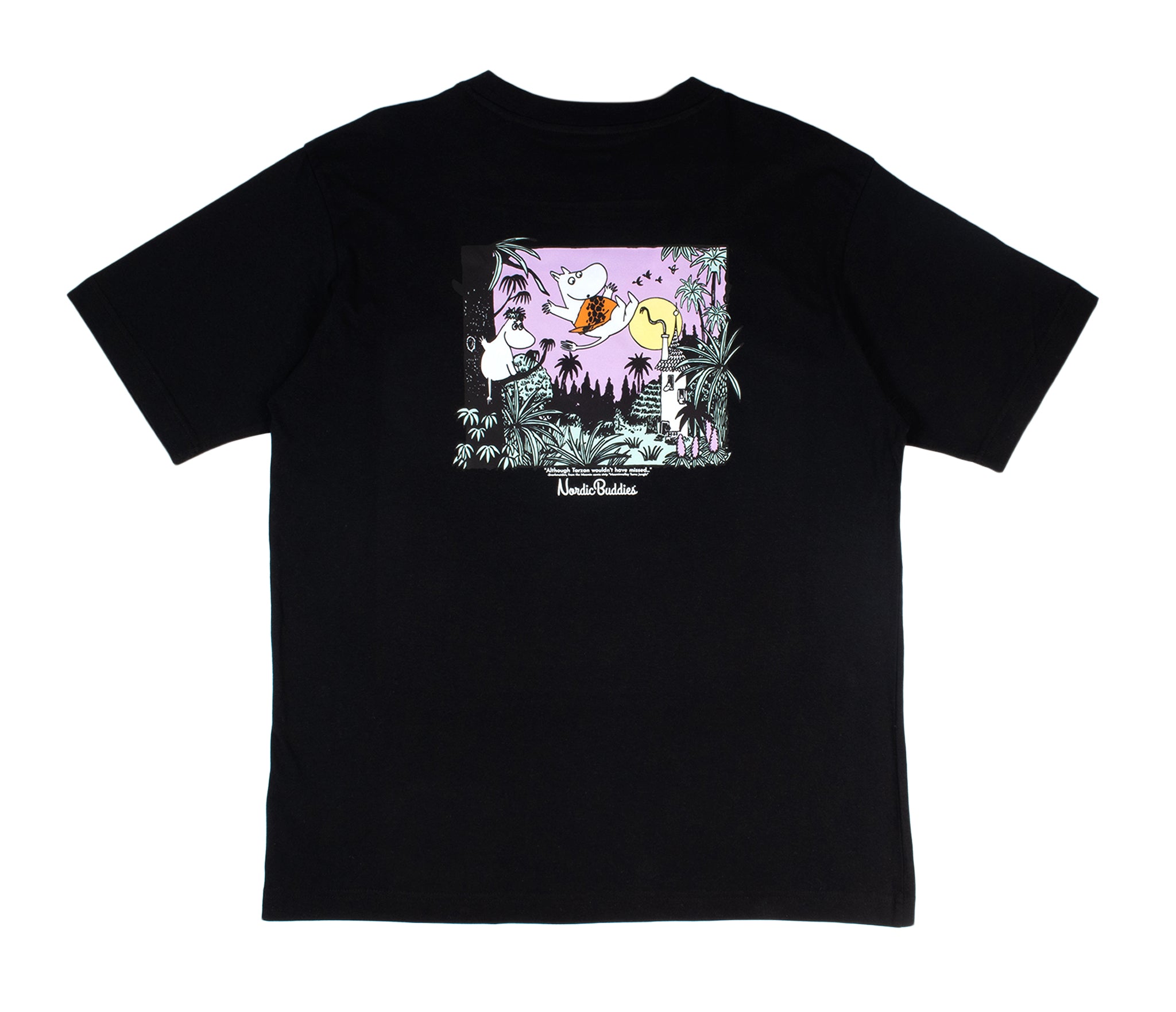 T-Shirt Moomin Jungle - Black
