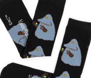 Moomin Men’s Socks Black The Groke | Muumi Miesten Sukat Musta Mörkö
