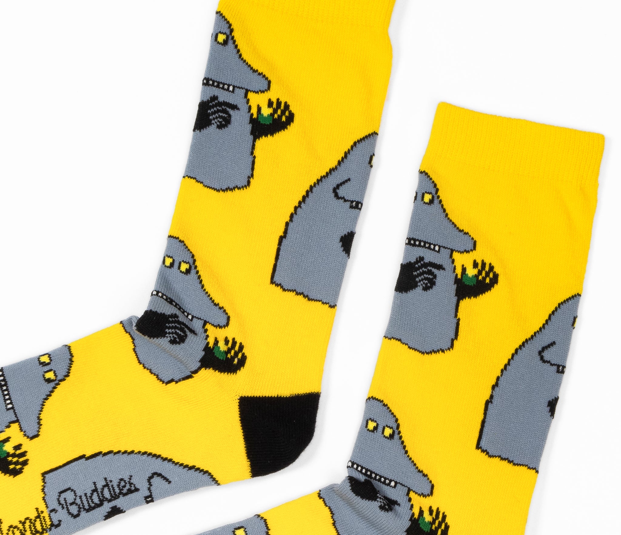 Moomin Men’s Socks Yellow The Groke | Muumi Miesten Sukat Keltainen Mörkö