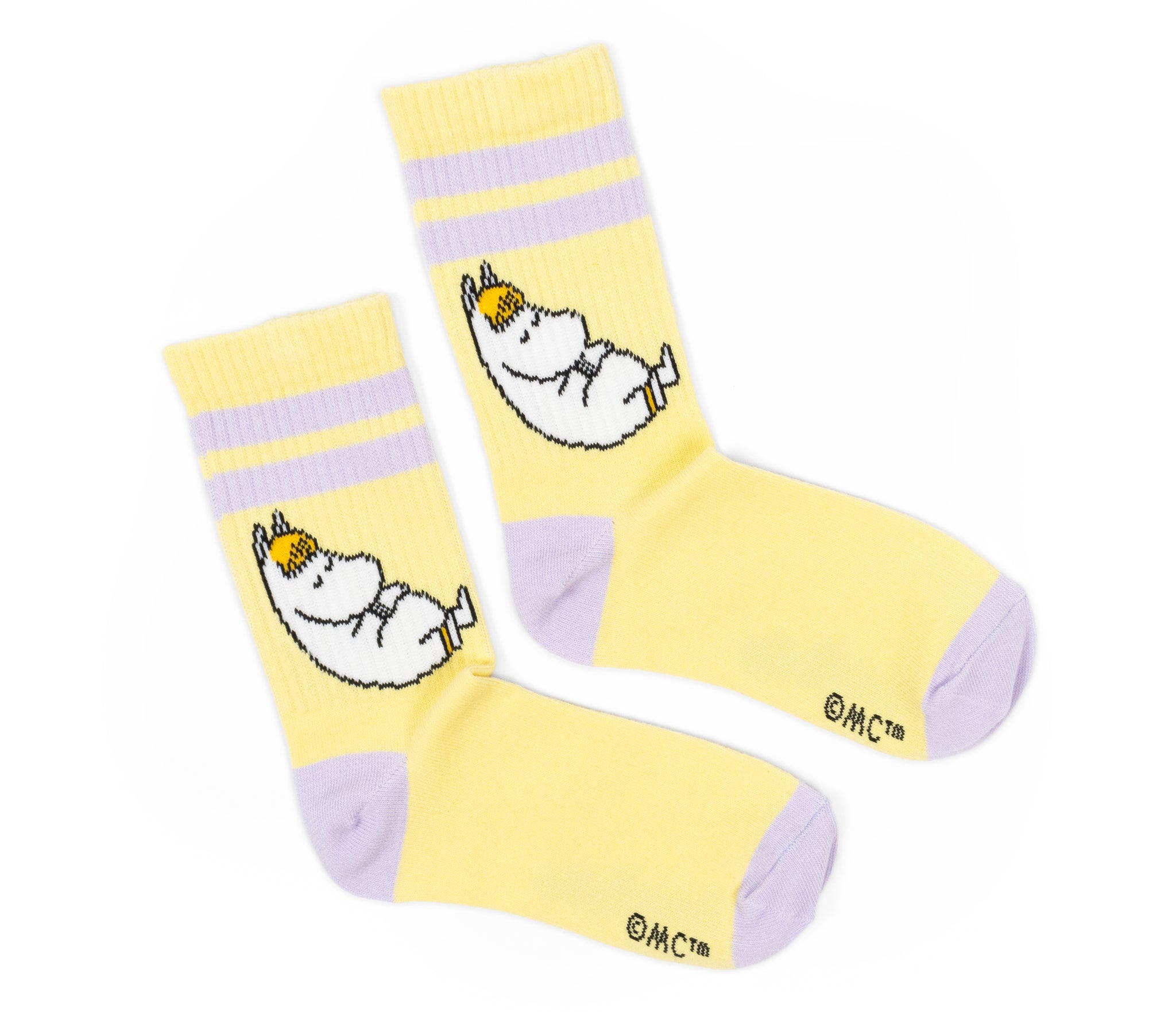  Moomin Ladies Retro Socks Yellow Snorkmaiden | Muumi Naisten Retro Sukat Keltainen Niiskuneiti