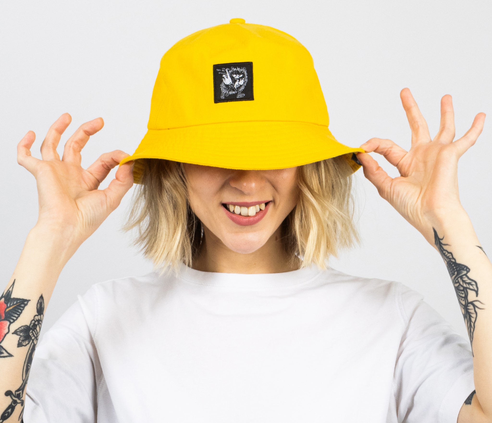 Moomin Bucket Hat Yellow Stinky | Muumi Kalastajahattu Keltainen Haisuli
